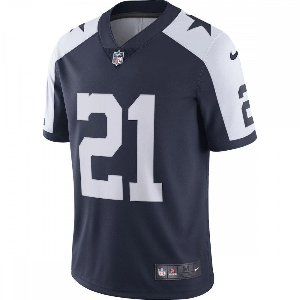 Ezekiel Elliott Dallas Cowboys Nike Alternate Vapor Limited Jersey - Navy-Profan Arena